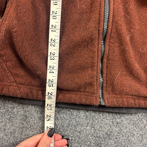 REI COOP Men’s Brown Full Zip Polartec Fleece Jacket size: Large - Picture 8 of 8